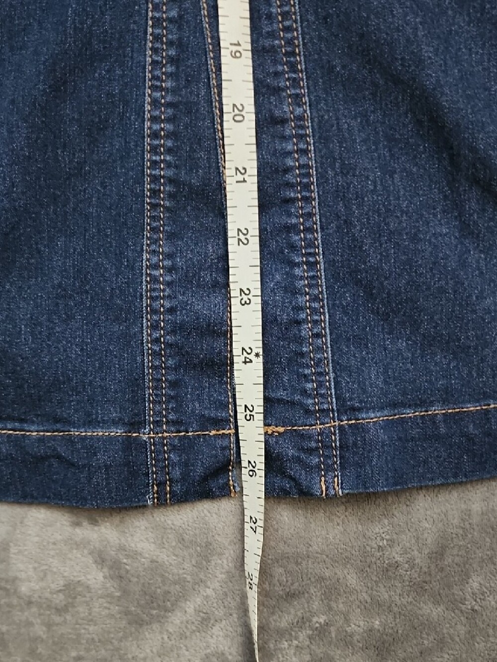Style & Co. Button-Front Denim A-Line Skirt in Blue - Picture 7 of 10